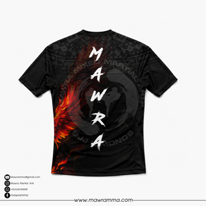 เสื้อรัดกล้ามเนื้อแขนสั้นสำหรับผู้ชาย พิมพ์โลโก้ได้ตามต้องการ ผ้าหนา ยืดได้ 4 ทิศทาง เหมาะสำหรับยิวยิตสู ออกกำลังกาย ฟิตเนส  แบบไม่ต้องใส่กางเกงยิวยิตสู - Product Image 4
