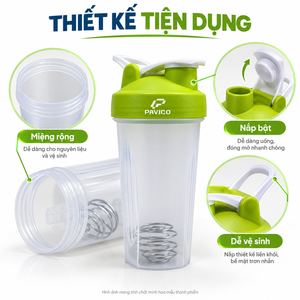 Botella Mezcladora de Proteínas de Plástico con Bola Mezcladora, Tapa Abatible, Escala de Medición para Gimnasio, Fitness, Deportes, Fabricante con Logotipo Personalizado - Product Image 4