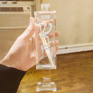 2025 prix usine élégant Judaica cadeau Collection Hanoukka acrylique boîte d'allumettes articles pour cadeaux - Product Image 4