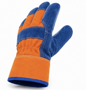 Durable Breathable Flexible Leather Canadian Rigger Gloves with Anti-Slip Heat Resistant Reinforced Cuff for Active Duty Use - Product Image 1