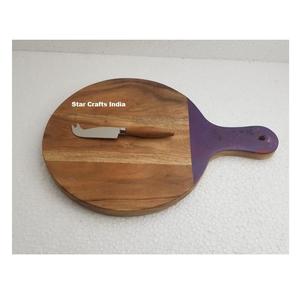 เขียงไม้ไผ่รูปสี่เหลี่ยมผืนผ้าแบบพรีเมียมสั่งทำพิเศษสำหรับผลไม้ ผัก และชีส แพ็คเกจแบบรวม - Product Image 5