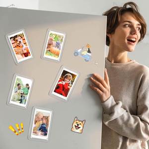 Waterproof Durable Thickened Design <b>Strong</b> Clear Magnetic Photo Acrylic Frame for Display - Product Image 1