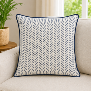 Luxury 100% Linen Printed Pillow <b>Cover</b> | Elegant Decorative <b>Cushion</b> <b>Cover</b> for Modern Interiors - Product Image 5