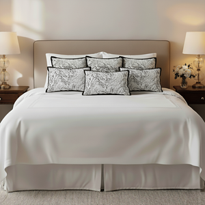 SOGA Juego de 6 fundas de almohada con borde negro abstracto de 45 cm x 45 cm y fundas de almohada artísticas con borde negro de 30 cm x 50 cm - Product Image 5