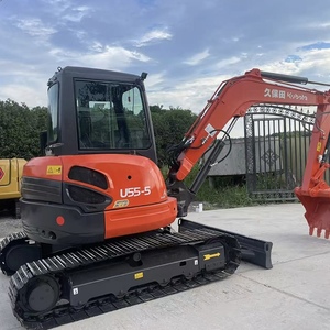 <span class=keywords><strong>Kx</strong></span> 163 Kubota U55-4 d'occasion en bon état et peu utilisé, mini-excavatrice originale japonaise de 5 tonnes à vendre au <span class=keywords><strong>prix</strong></span> de gros - Product Image 1