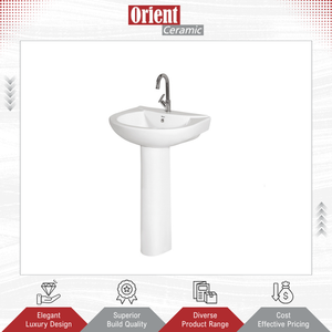 Oferta Increíble en Lavabo de Cerámica de Pedestal para Baño, de Calidad Original, para Uso Doméstico y Hotelero, de la India - Product Image 3