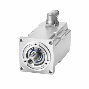 Moteur servo industriel 1FK2103-4AG00-1MA0, moteur électrique AC, boîtier noir, arbre argenté, pour équipement d'automatisation - Product Image 2
