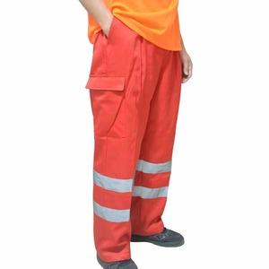 Custom EN/CE Certified Plus Size Flame Resistant 100% Cotton <b>Cargo</b> <b>Work</b> <b>Pants</b> Men 6 Pocket Double Knees Welding <b>Pants</b> - Product Image 5