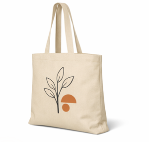 Bolsa de compras reciclada ecológica impresa a medida con precio de mayoreo, bolsa de lona de algodón orgánico lisa impresa con logotipo - Product Image 5