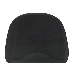 Tappetino Antiscivolo per Salone di Bellezza 3.5'x 3.5'x 1/2'' Nero con Poligoni e Forme Rotonde all'Interno - Product Image 1