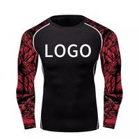 Vente en gros de rashguards respirants, écologiques, à séchage rapide, personnalisés avec impression de haute qualité, fabricants et fournisseurs OEM pour la course à pied