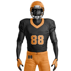 Tenue de football américain personnalisée par sublimation, ensemble de vêtements de sport sur mesure pour l'entraînement et la compétition des équipes - Product Image 4