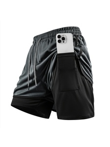 กางเกงขาสั้นวิ่งลำลองเอวยางยืด ระบายอากาศได้ดี น้ำหนักเบา ผ้าฝ้าย กางเกงขาสั้นผู้ชาย ทรงพอดีตัว ออกแบบได้ตามต้องการ สำหรับเล่นกีฬากลางแจ้ง - Product Image 3