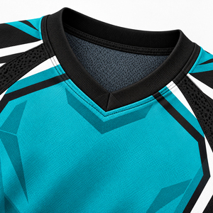 OEM Paintball Team Shirt Long Sleeve Geometric Performance Jersey with Padded <b>Forearms</b> Breathable Sublimated Field Gear - Product Image 4