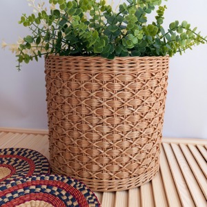 Jardinière en rotin design pour salon, chambre, balcon, jardin, table, fenêtre et entrée – Vente en gros depuis l'Inde - Product Image 5