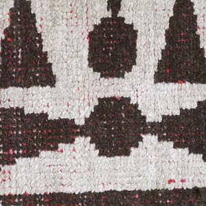Alfombra DECORDEC Personalizada de Lana Marrón Oxblood, Antideslizante, Ecológica, con Diseño Geométrico Abstracto y Patrón de Mosaico para Hotel, Villa o Sala de Estar - Product Image 3