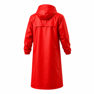 Custom Logo Waterproof Long <b>Rain</b> <b>Coat</b> Hooded PVC/PU Windproof Outdoor Fishing Workwear Unisex All Seasons <b>Rain</b> Poncho - Product Image 2