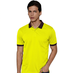 Polo en coton uni pour homme, manches courtes, décontracté, anti-plis, avec poche, coupe classique - Product Image 6