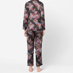 Ensemble de pyjama pour femmes, vêtements de nuit, printemps-été, logo personnalisable sur le devant, haute qualité - Product Image 5