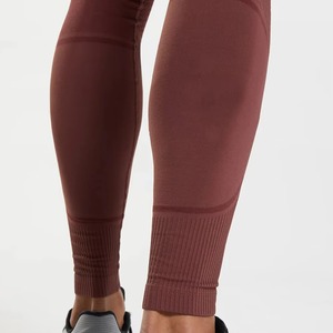 2026 High Waist Solid Color Full Length Leggings <b>Stretch</b> Breathable Yoga Pants - Product Image 4