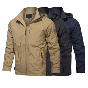 Veste coupe-vent d'hiver unisexe pour activités de plein air, respirante, en softshell, pour la pêche, le camping, taille plus 5XL, imperméable, pour la chasse - Product Image 2