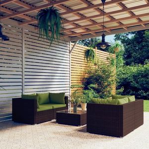 Set Lounge da Giardino Marrone - Product Image 1