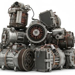 Vente en gros de ferraille de compresseurs de climatisation durable, idéale pour la récupération de métaux et les applications industrielles - Product Image 1