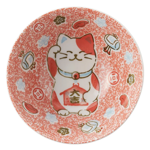 Lindo Plato de Cerámica Japonés con Diseño de Maneki-neko para el Hogar - Product Image 2