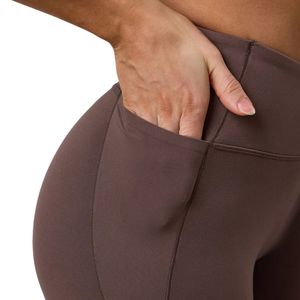Brown High Waist Legging Women Stretch Fitness <b>Tights</b> Soft Touch Workout Yoga Pants Athletic Activewear Daily Wear - Product Image 3