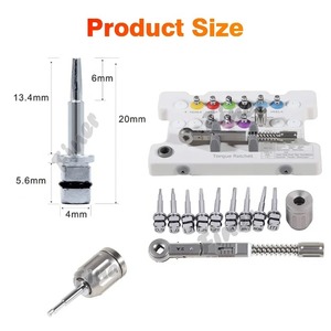 Full Medical 2026 New Dental Implant Equipment <b>Torque</b> Wrench 16 Screwdrivers Dentist Dental Implant Restoration <b>Set</b> - Product Image 4