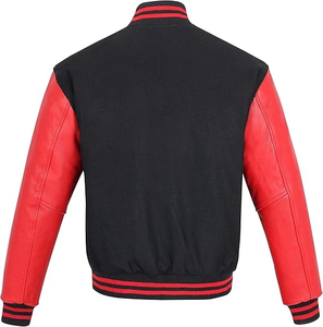 Chaqueta Varsity Contemporánea para Hombre, Personalizable con Bordados y Diseño Premium de Parches, Estilo Urbano de Alta Calidad - Product Image 2