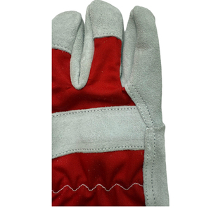 Canadian <b>Gloves</b> <b>Knit</b> Wrist Cowhide Palm Safety Work <b>Gloves</b> Canadian <b>Gloves</b> Extended Safety Cuff Leather Work <b>Gloves</b> - Product Image 5