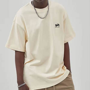 เสื้อยืดโอเวอร์ไซส์ผู้ชาย ผ้าฝ้าย 100% ราคาถูก ระบายอากาศได้ดี ทรงหลวม สกรีนโลโก้ตามสั่ง ผลิตในปากีสถาน - Product Image 2