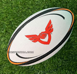 Tamaño 2 Mini pelotas de Rugby hechas de goma SYN con agarre granulado, mini pelota de rugby, pelota de rugby midi - Product Image 5