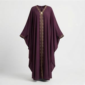 Vestido largo islámico transpirable de secado rápido para mujer, Abaya en venta, servicios OEM, el mejor diseño, color personalizado, ropa modesta para damas. - Product Image 1
