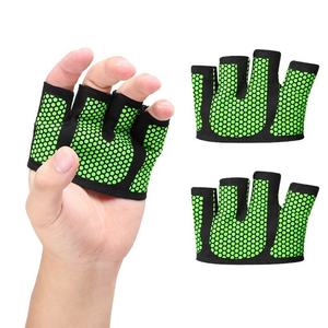 Custom Neoprene Half-finger Lightweight Sports <b>Gloves</b> Breathable Workout Gear Honeycomb Grip Padded Weightlifting Gym Exercise - Product Image 2