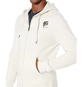 Sudadera con Capucha y Cremallera Personalizada al por Mayor para Hombre - Sudadera Deportiva Impermeable y Transpirable para Invierno - Product Image 1