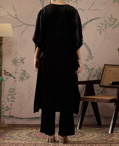 Luxury <b>Kaftan</b> Abaya Handmade Moroccan Arabian <b>kaftan</b> Dress Long Sleeve V Neck Polyester Regular Fit Casual Evening Party Flared - Product Image 5