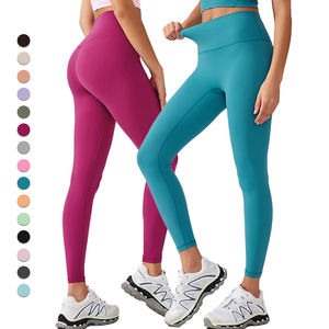 Leggings de Yoga Personalizados para Mujer de Calidad Premium, Cintura Elástica, Control de Abdomen y Levantamiento de Glúteos, Pantalones Transpirables de Cintura Media con Diseño Liso - Product Image 1