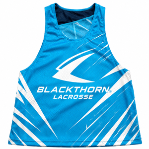 Camiseta sin mangas reversible de malla para lacrosse con estampado sublimado y absorción de humedad para adultos - Product Image 2
