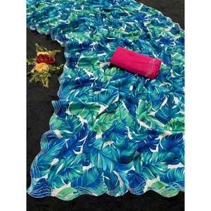 Fabzone presting Super exigente nueva colección de saris impresos - Product Image 1