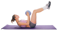 ALLWINWIN PLB01 Ballon de Pilates - Ballon d'exercice lisse pour le renforcement du tronc et la gym