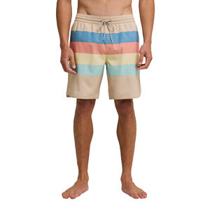 Shorts de bain pour hommes, taille mi-haute, avec cordon de serrage, poches, écologiques, imperméables, séchage rapide, respirants, décontractés, pour la course et la plage - Product Image 2