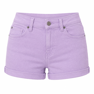 Shorts de Mezclilla para Mujer, Corte Relajado, Transpirables, de Secado Rápido, Estilo Clásico Negro, Elegantes - Product Image 4