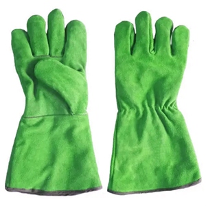 Gants de sécurité en cuir de vachette résistants à la chaleur et au feu pour le soudage, le barbecue, la manipulation des étincelles, les travaux industriels, équipement de protection - Product Image 3