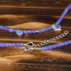 Collier à breloques perlées au charme unique, fait main, bijoux à breloques perlées, Collier à breloques perlées au charme unique, Multicolore, Mode Bohème - Product Image 5