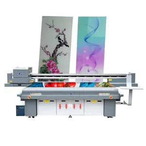 Fábrica industrial 2513 mesa uv impressora jato de tinta mesa uv impressora máquina de impressão plotter para pvc vidro acrílico madeira