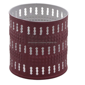 Bougeoir de couleur noire votive en métal de haute qualité pour la décoration de la maison et de la table - Product Image 4