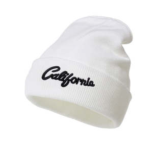 Gorro de punto personalizado con letras bordadas, de acrílico, cálido para invierno, con puño acanalado, gorro de esquí, unisex, ropa deportiva, precio de fábrica OEM - Product Image 2
