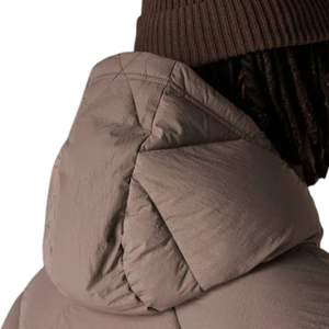 Chaqueta de Invierno Acolchada con Diseño de Diamantes para Hombre, Chaqueta con Capucha, Aislante, con Cierre de Cremallera, Chaqueta Elegante y Cálida para el Invierno - Product Image 4